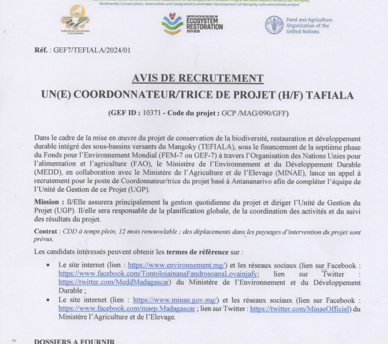 Politique Nationale de biosécurité à Madagascar
